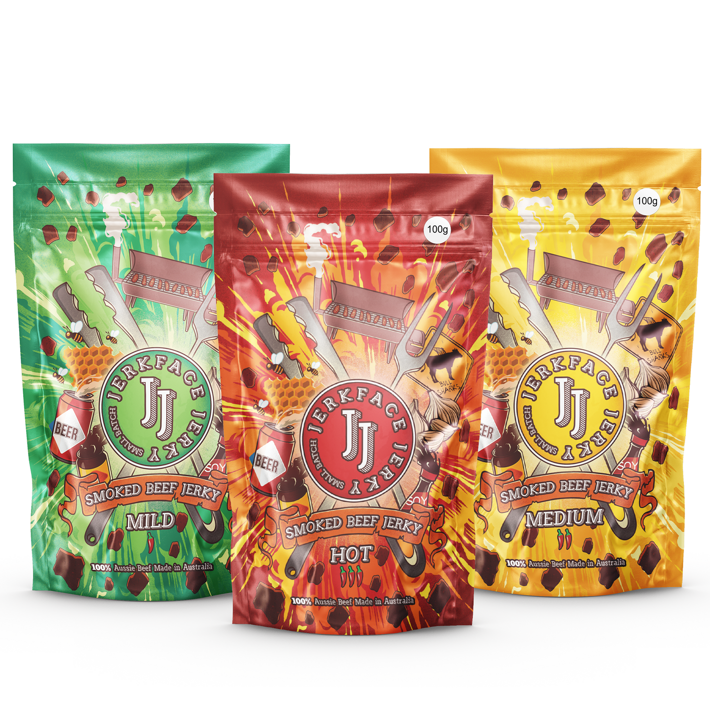 Jerky Sampler Trio